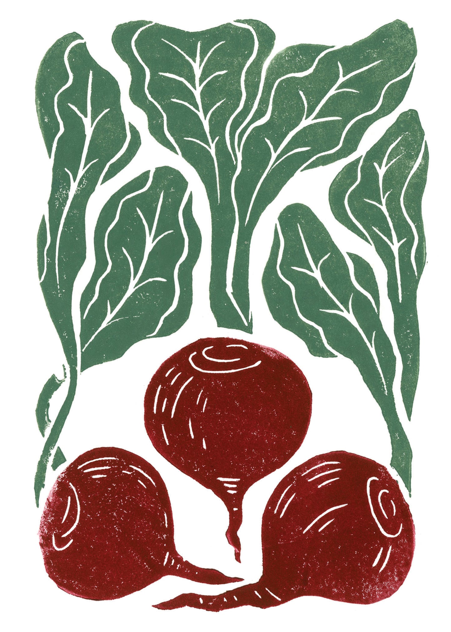 Beet Root Block Print