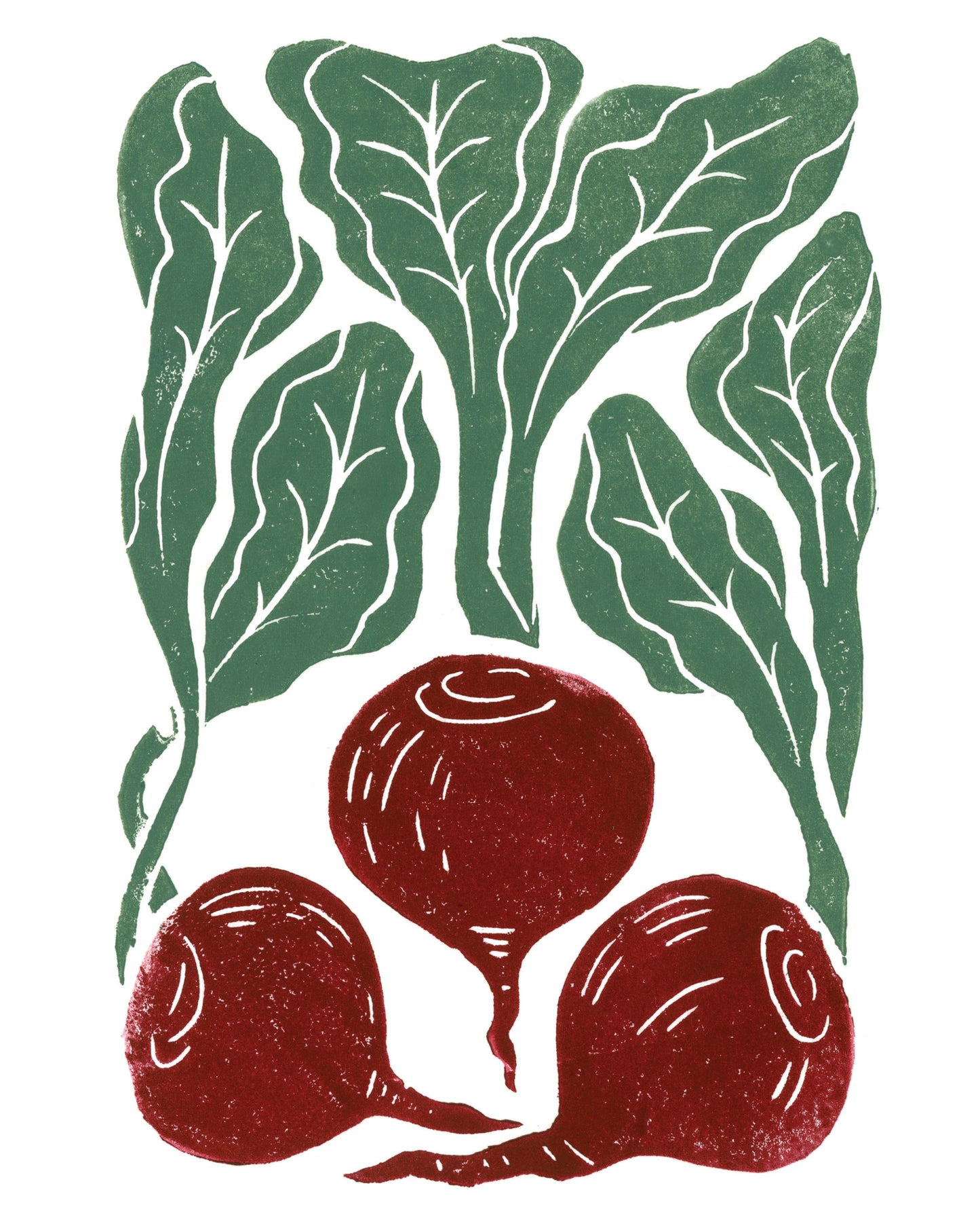 Beet Root Block Print