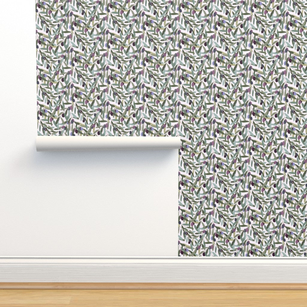 Olive Grove Wallpaper