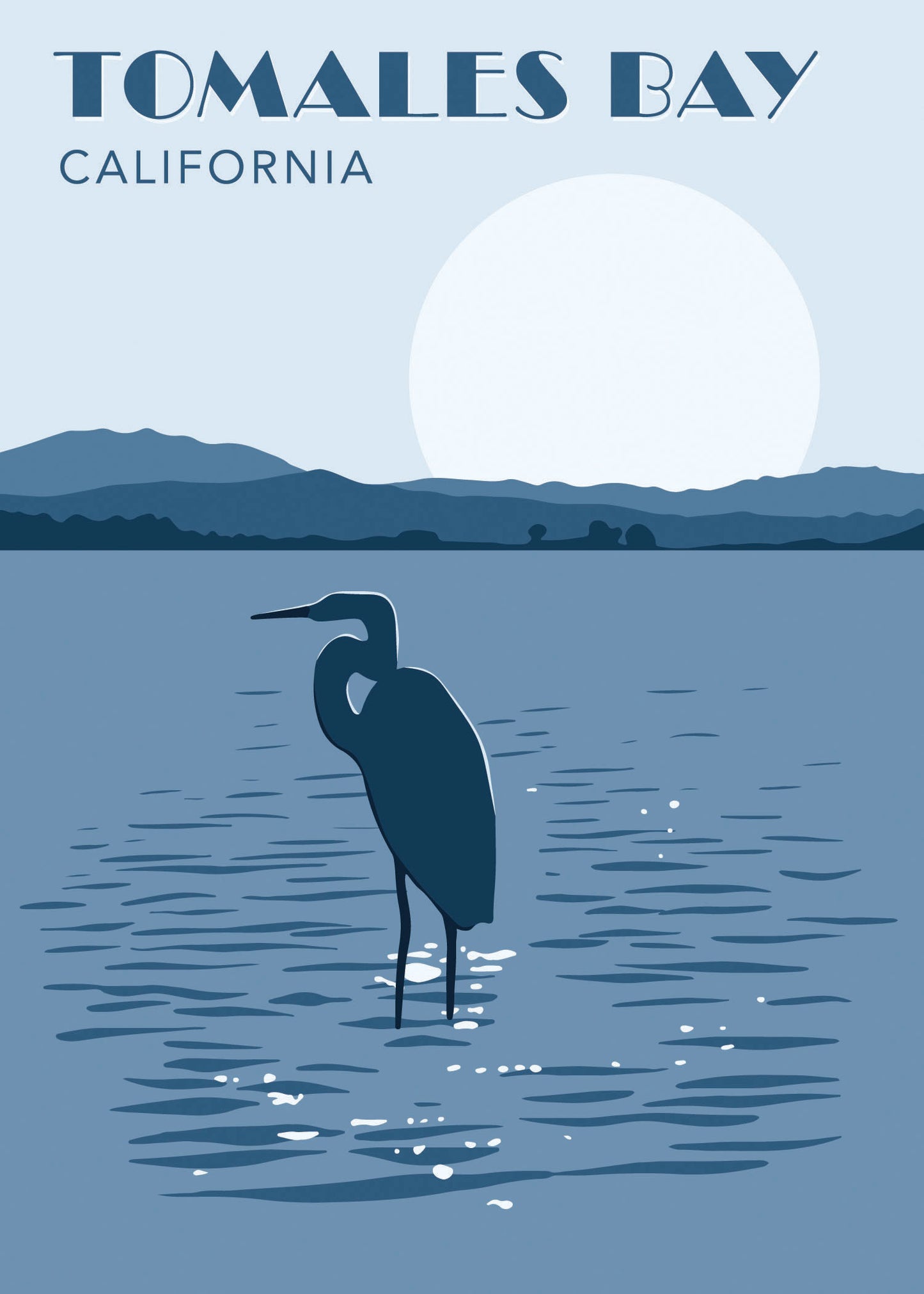 Greeting Card - Tamales Bay Vintage Travel Print