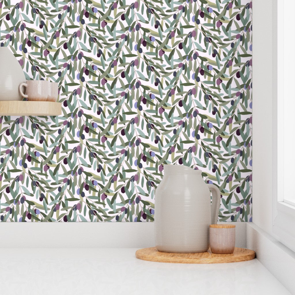 Olive Grove Wallpaper