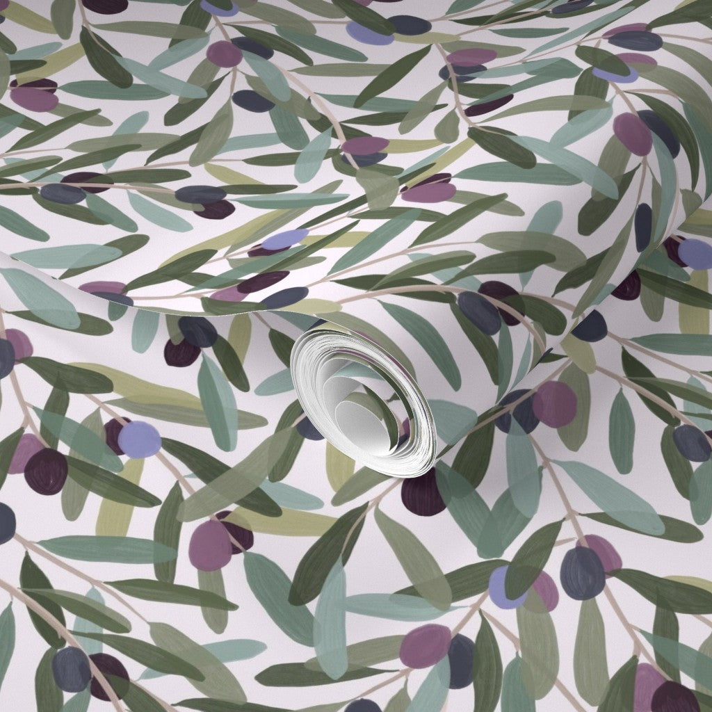 Olive Grove Wallpaper