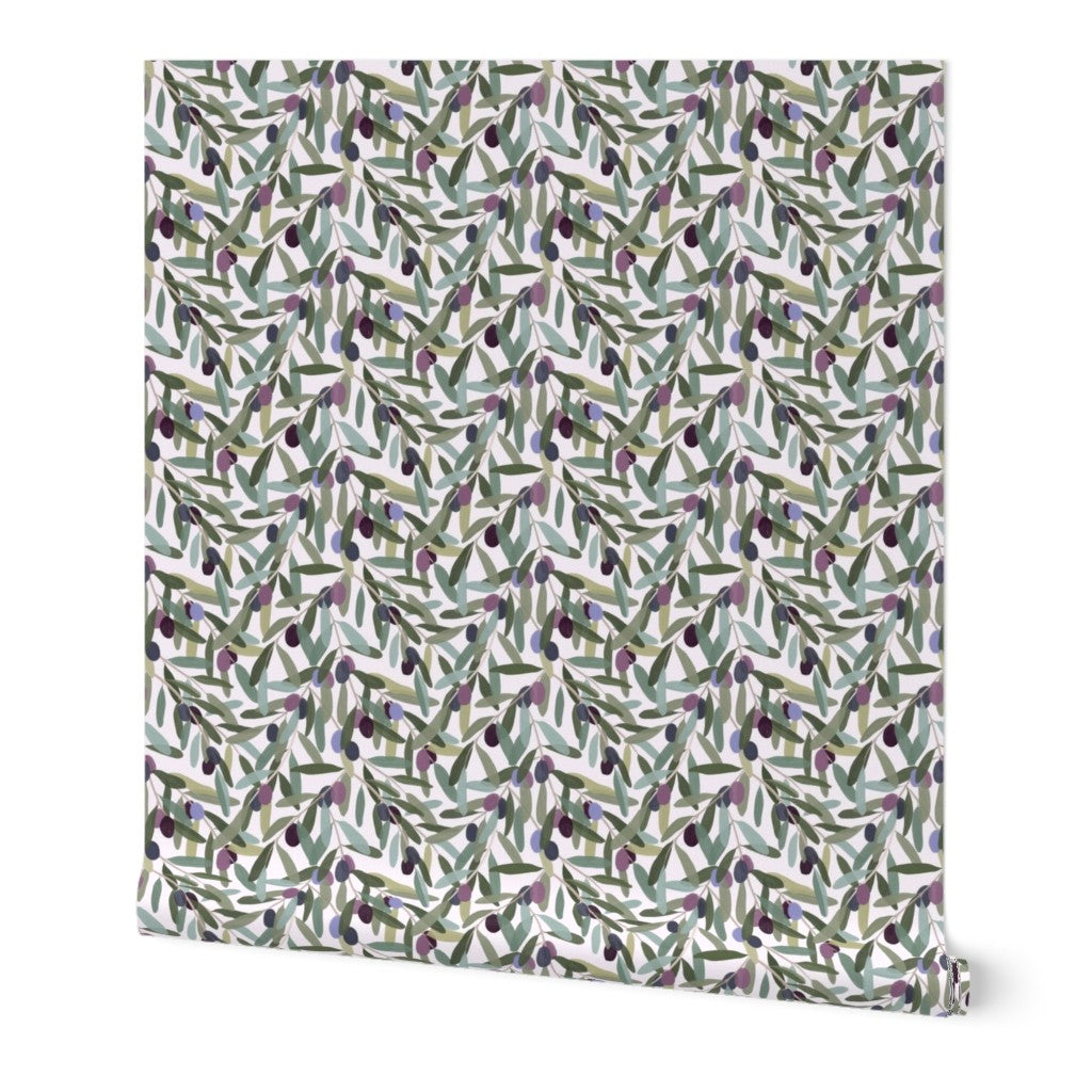 Olive Grove Wallpaper