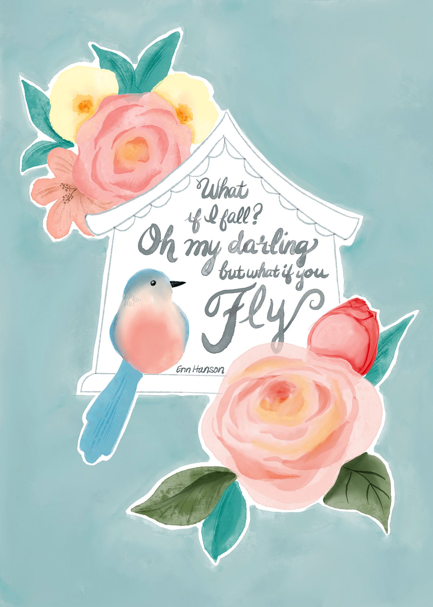 Greeting Card - What if You Fly?