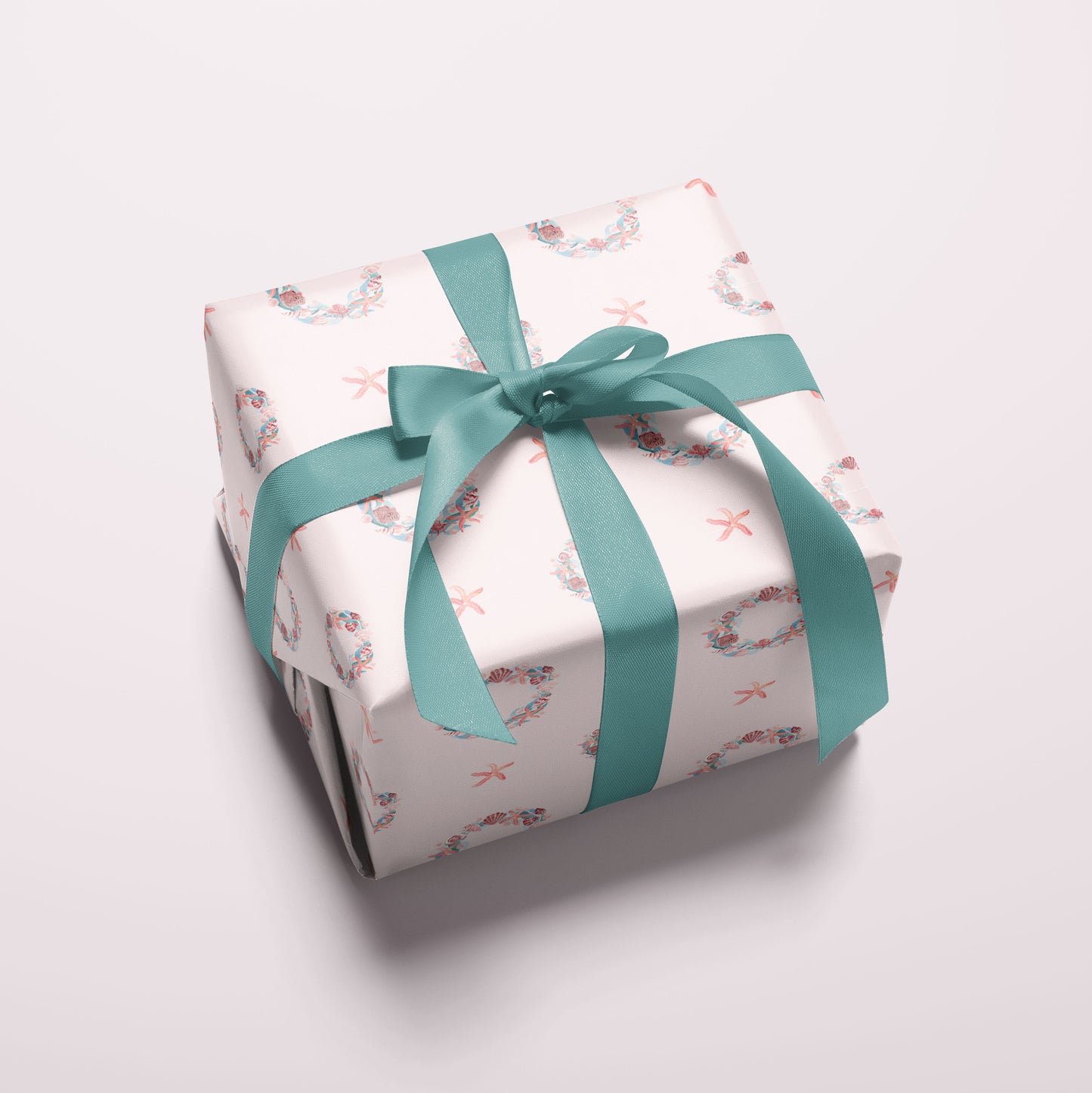 Double Sided Wrapping Paper Sheets - Coastal Holiday