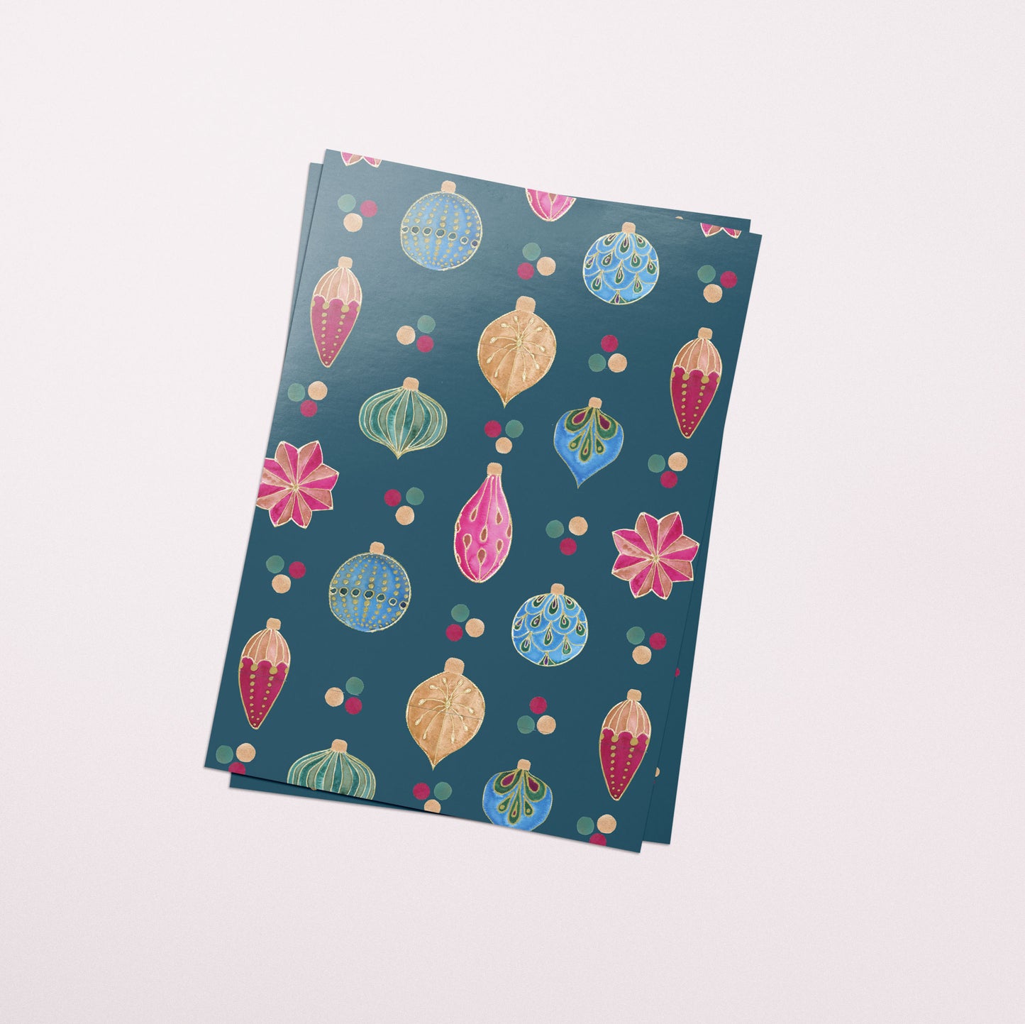 Holiday Card Set - Deco Christmas