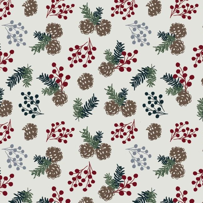 Double Sided Wrapping Paper Sheets - Mountain Cabin