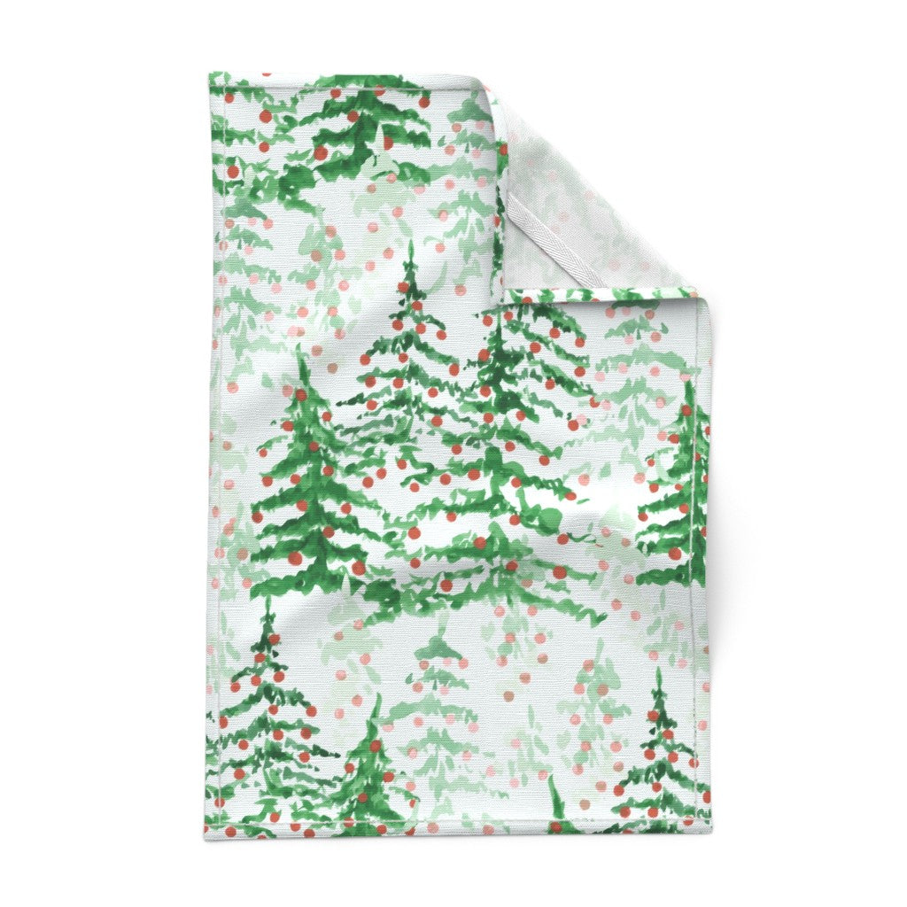 Dish Towel - Holiday Forrest