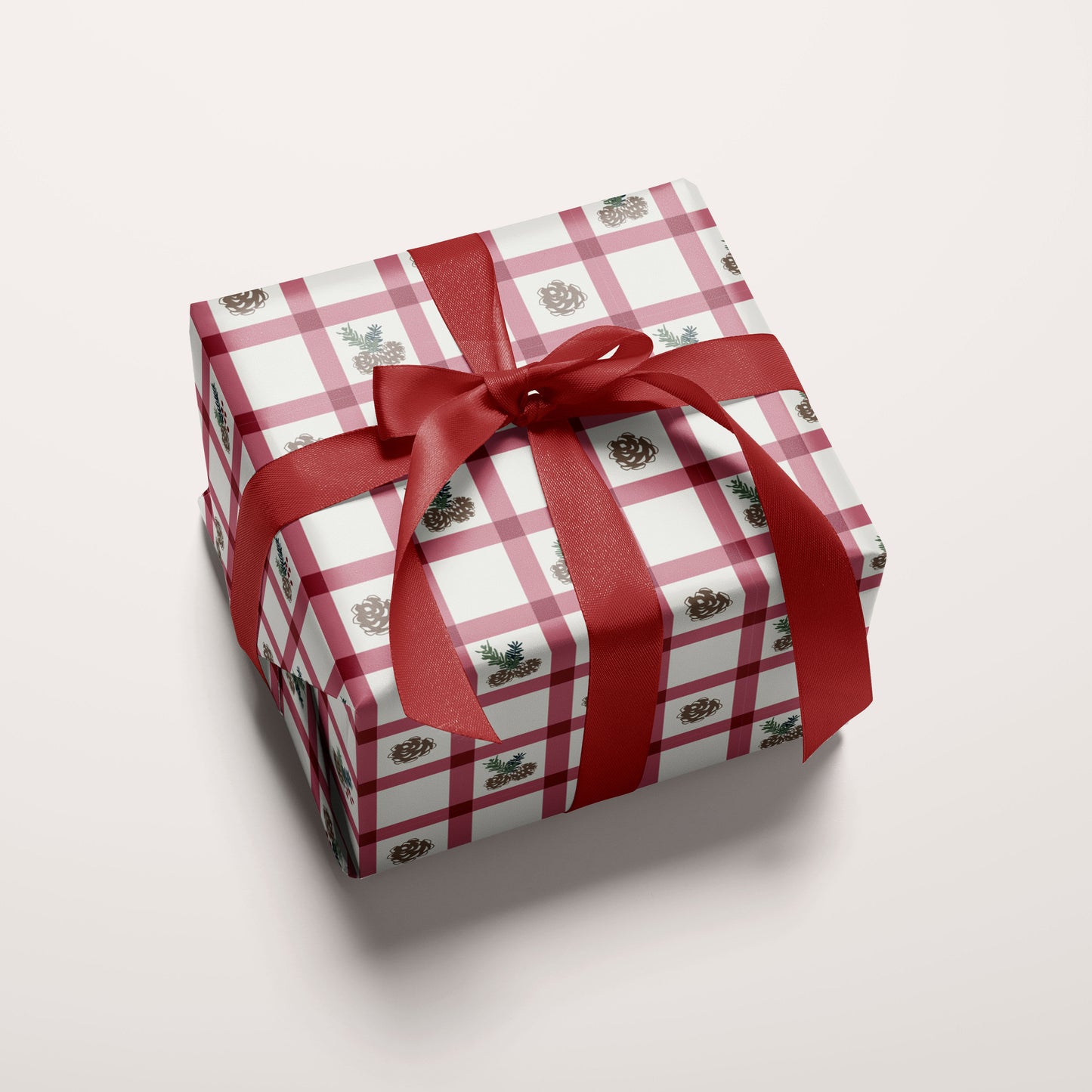 Double Sided Wrapping Paper Sheets - Mountain Cabin