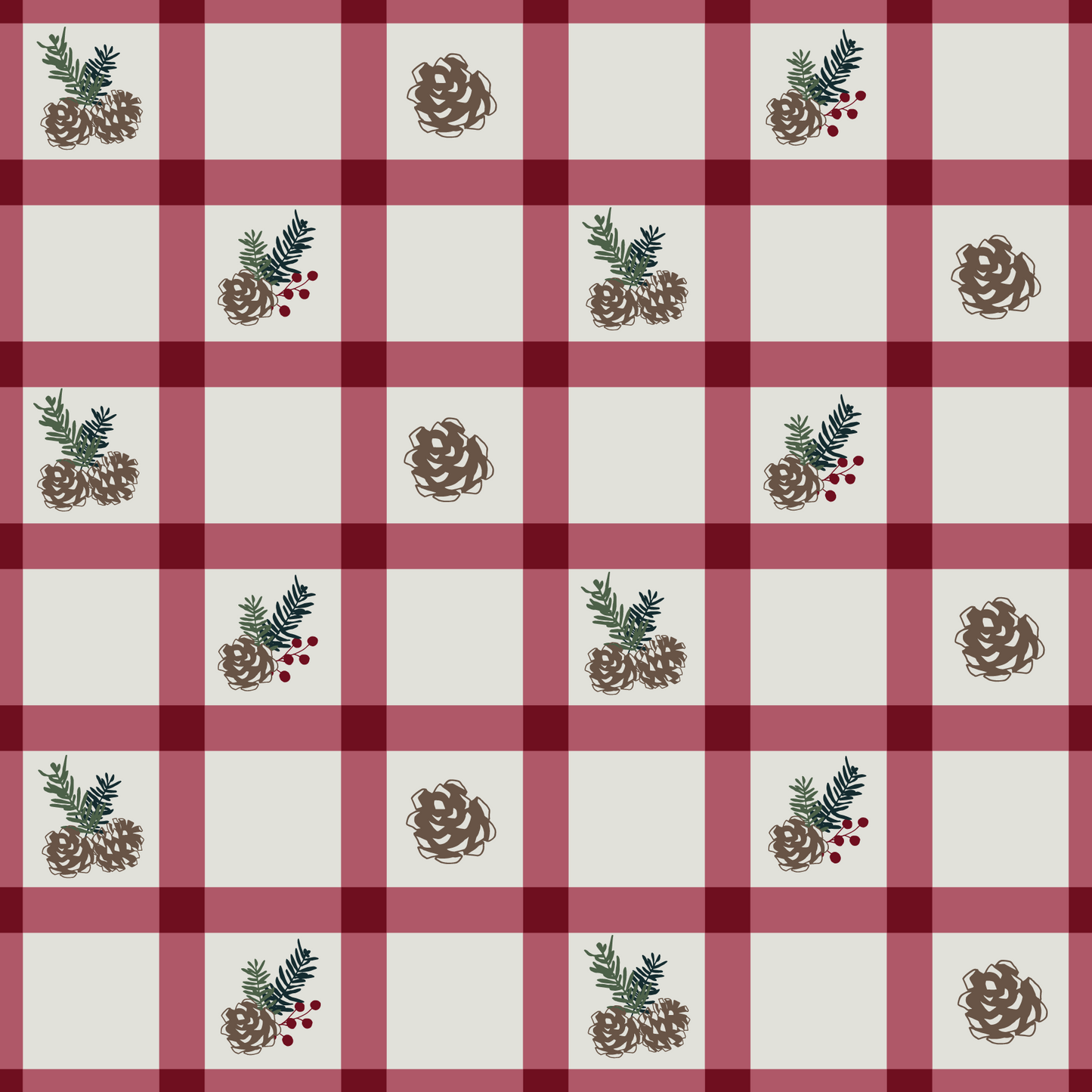 Double Sided Wrapping Paper Sheets - Mountain Cabin