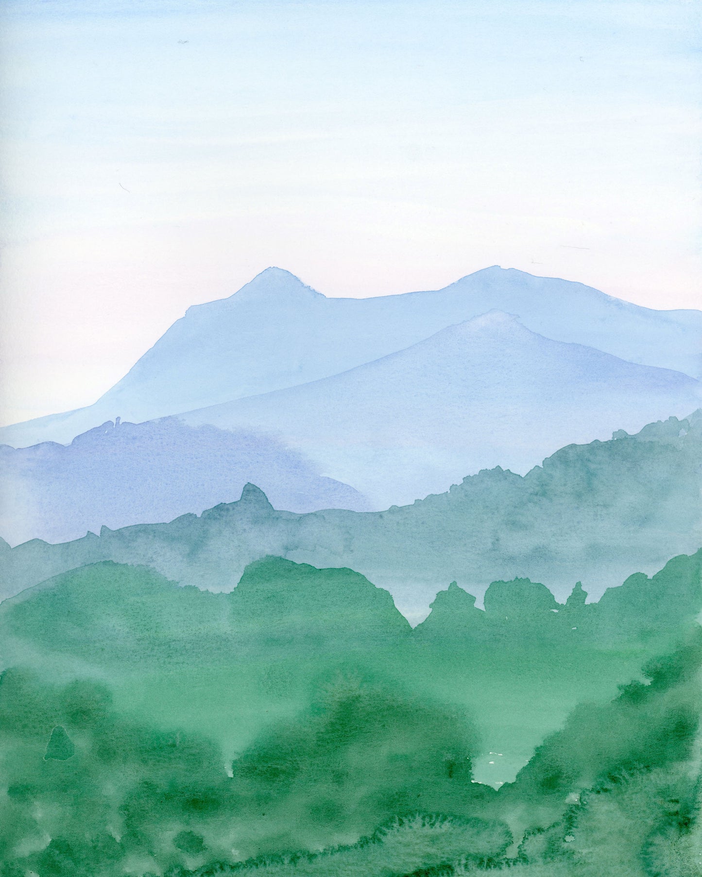 Mt Tam Landscape Daytime Giclée Print
