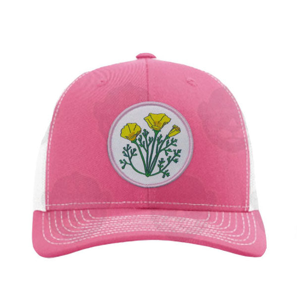 Trucker Patch Hat - California poppy
