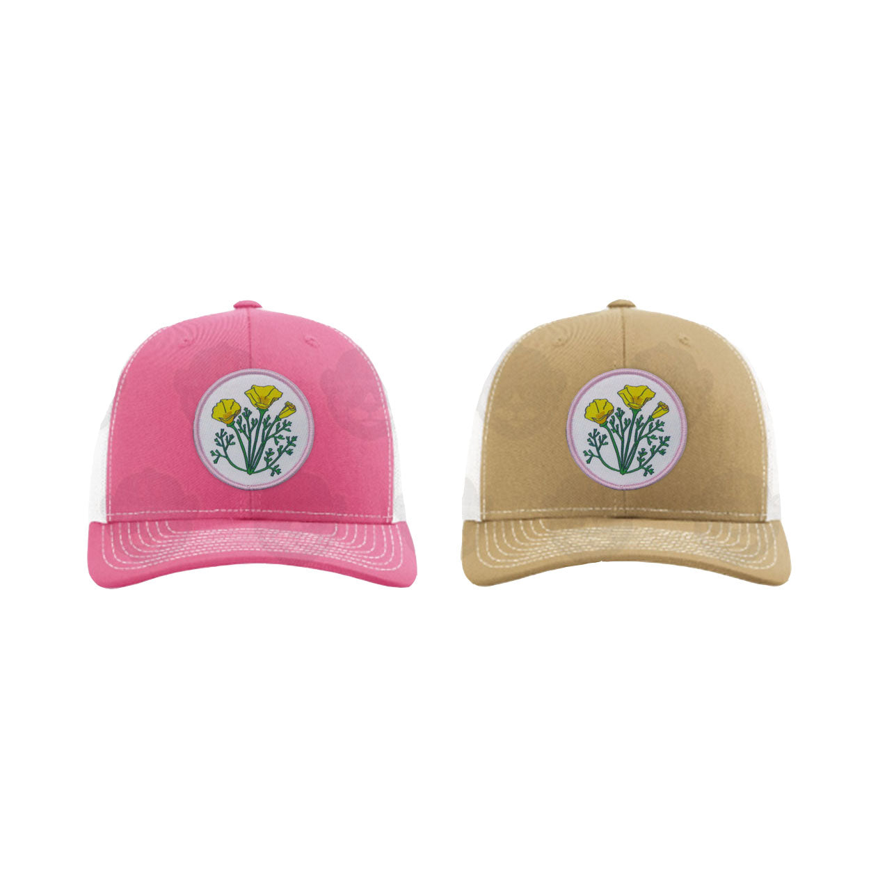 Trucker Patch Hat - California poppy