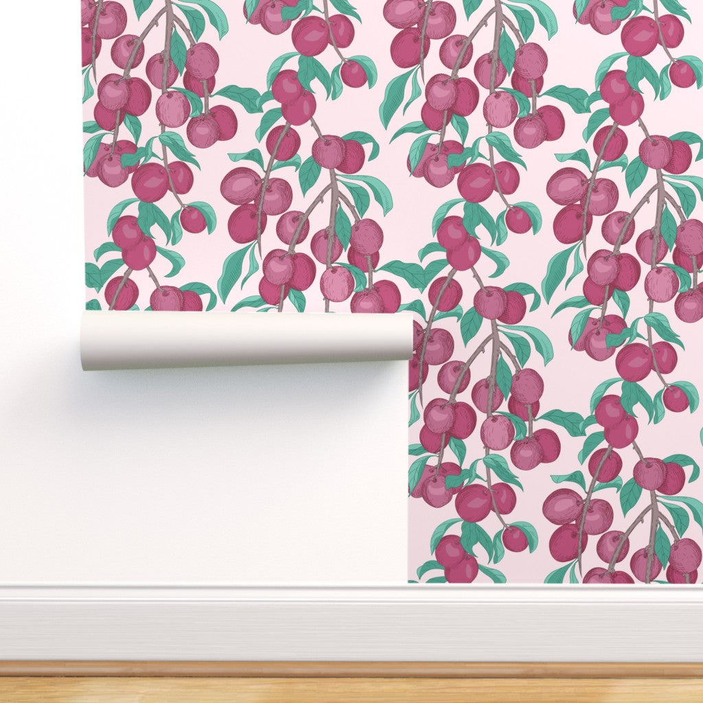 Wallpaper - Vintage Plum