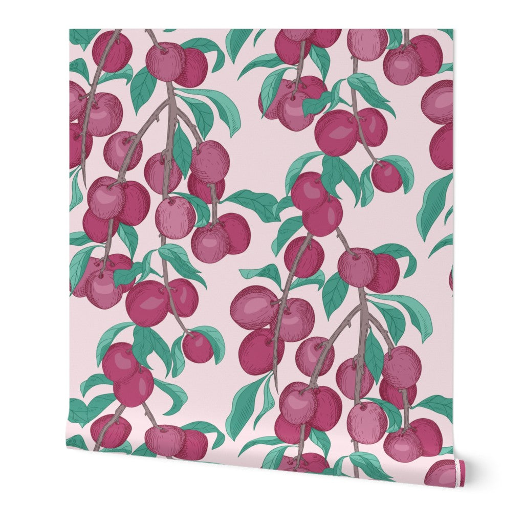 Wallpaper - Vintage Plum