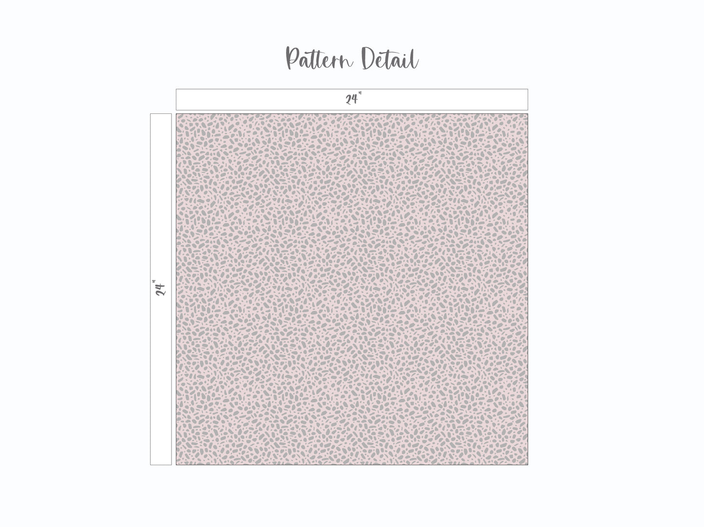 Sandy Pebbles in Blush Pink, Pattern Detail