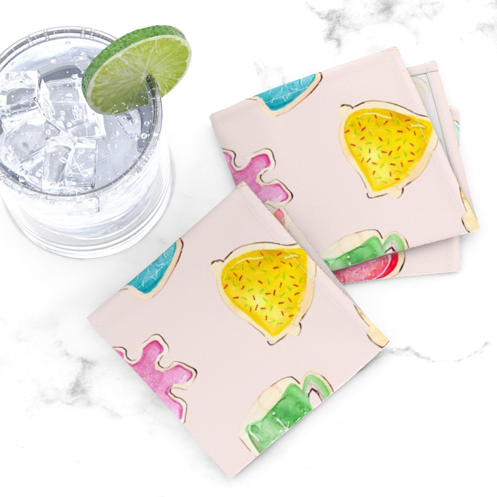 Cocktail Napkins - Holiday Cookies