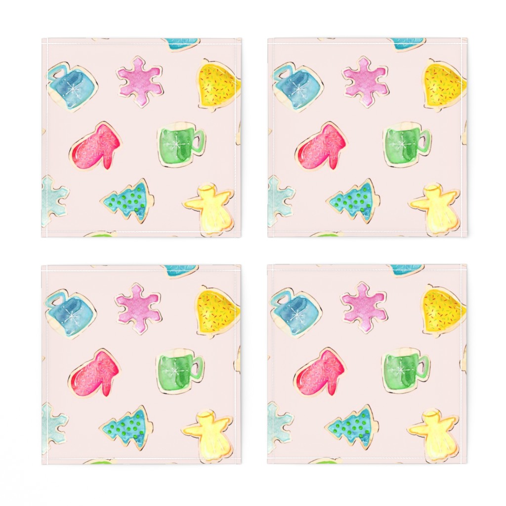 Cocktail Napkins - Holiday Cookies