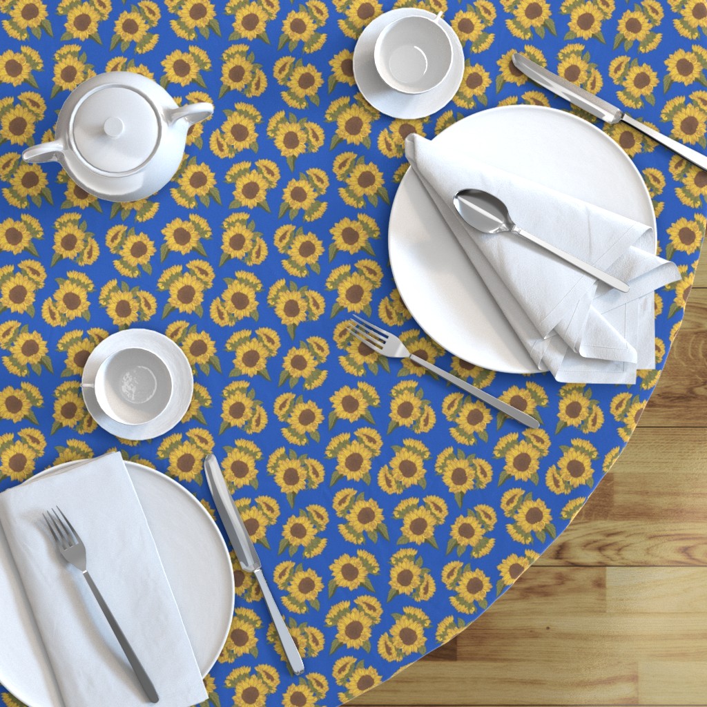 Tablecloth - Ditsy Sunflowers