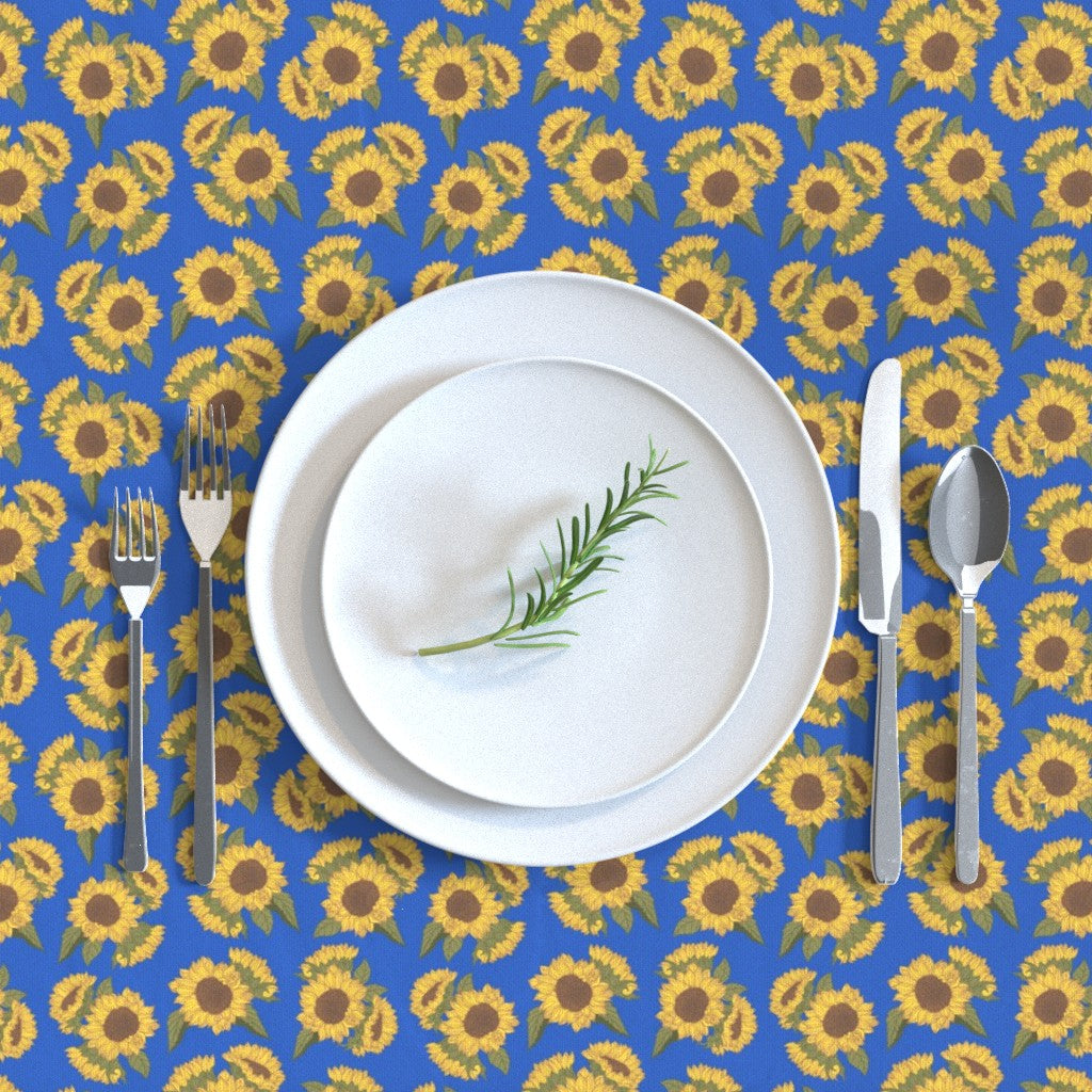 Tablecloth - Ditsy Sunflowers