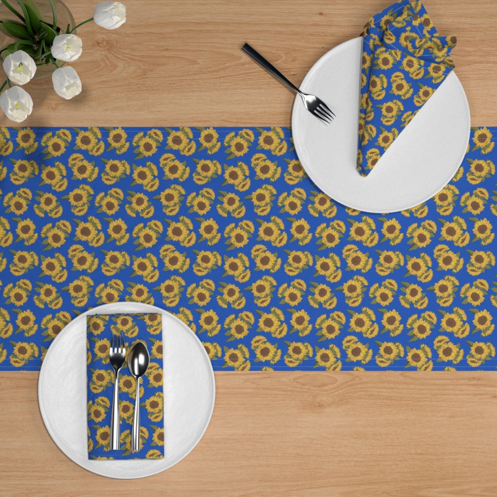 Tablecloth - Ditsy Sunflowers