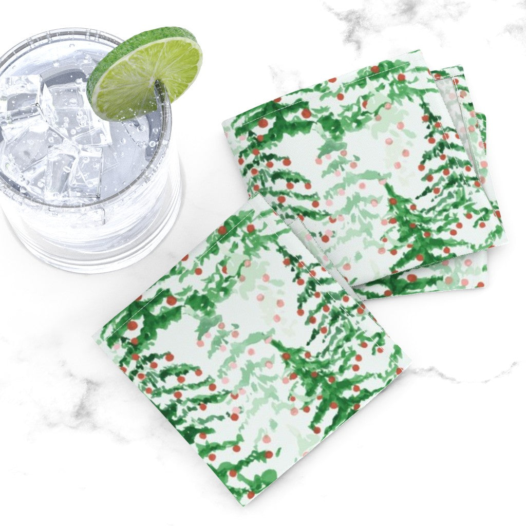 Cocktail Napkins - Holiday Forest