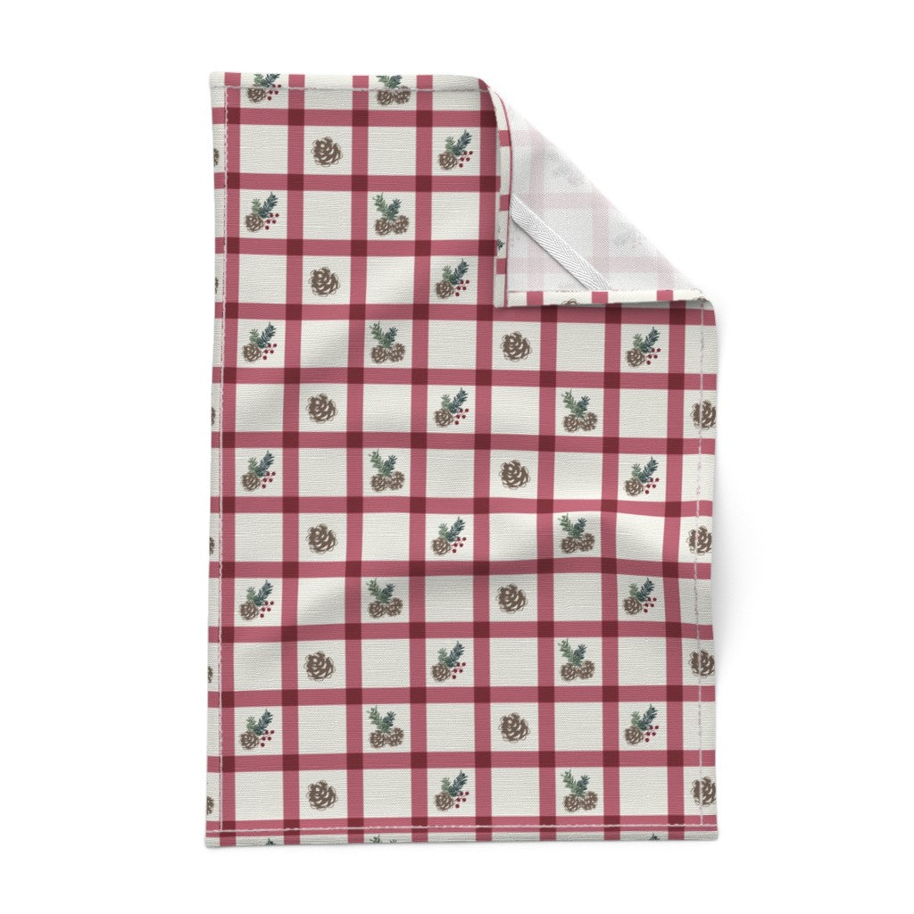 Dish Towel - Holiday Gingham