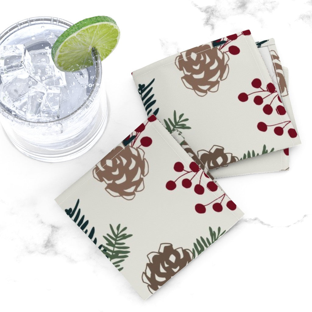Cocktail Napkins - Holiday Sprig