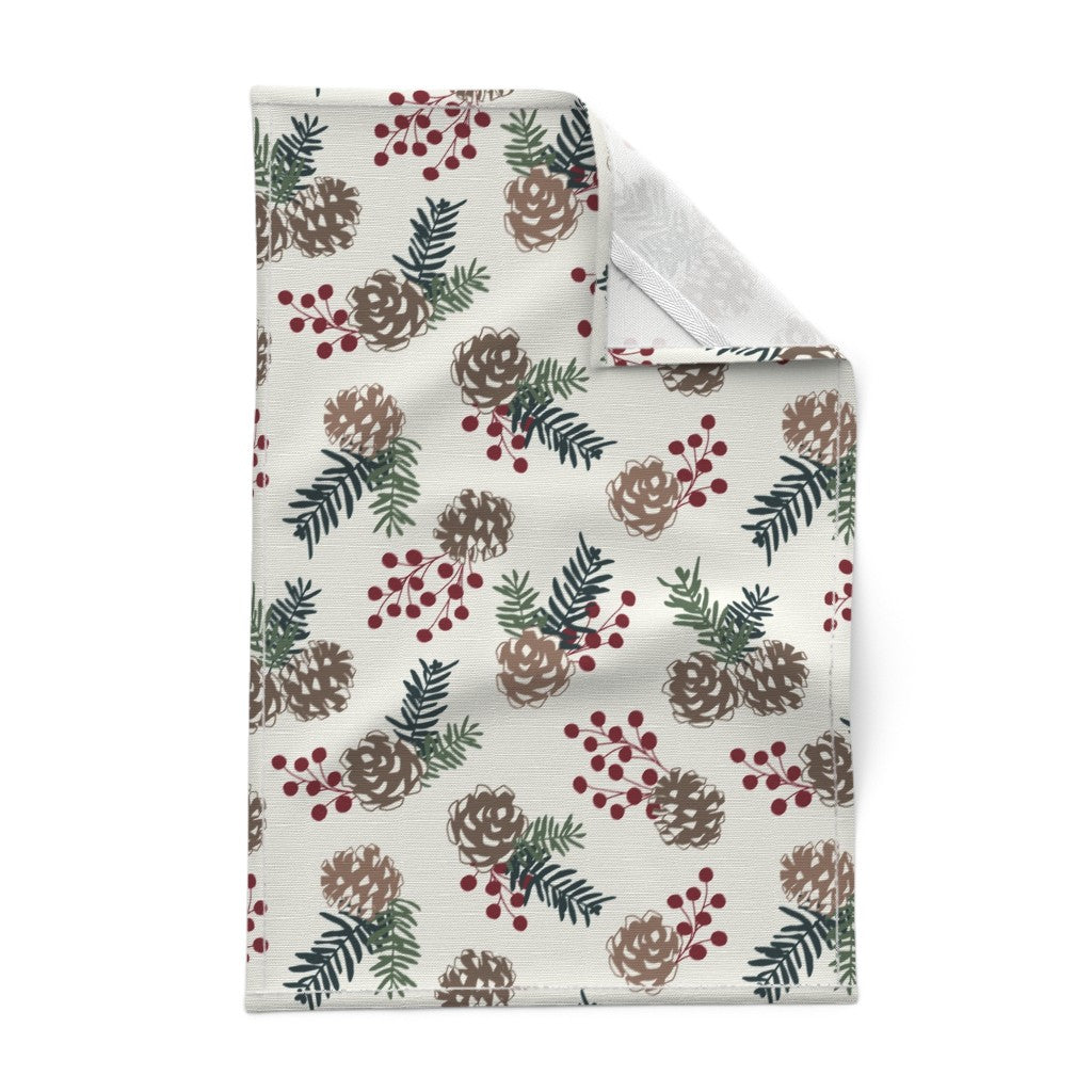 Dish Towel - Holiday Sprig