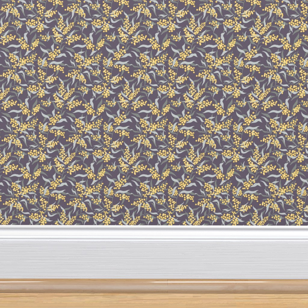 Wallpaper - Mimosa, Heather Purple