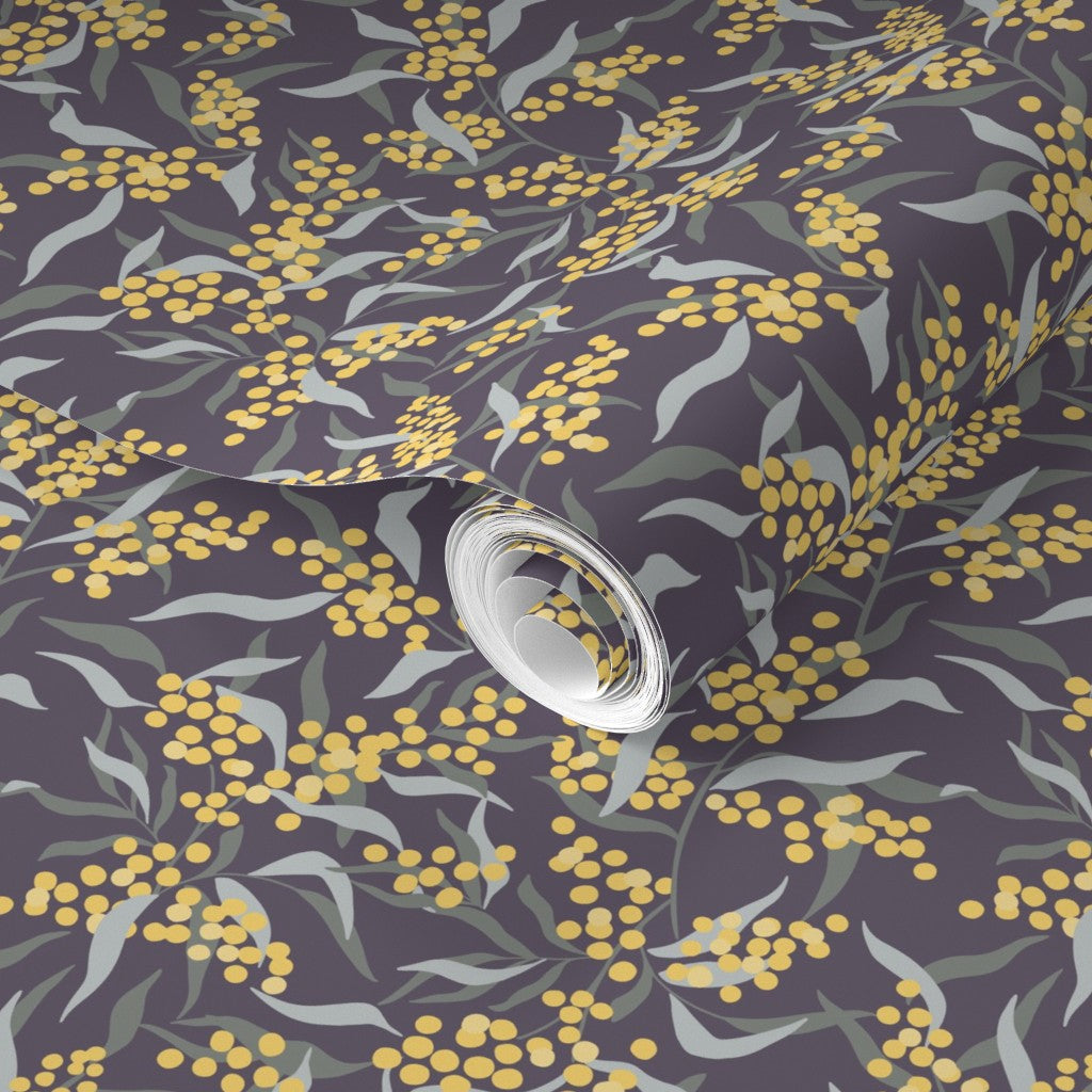 Wallpaper - Mimosa, Heather Purple
