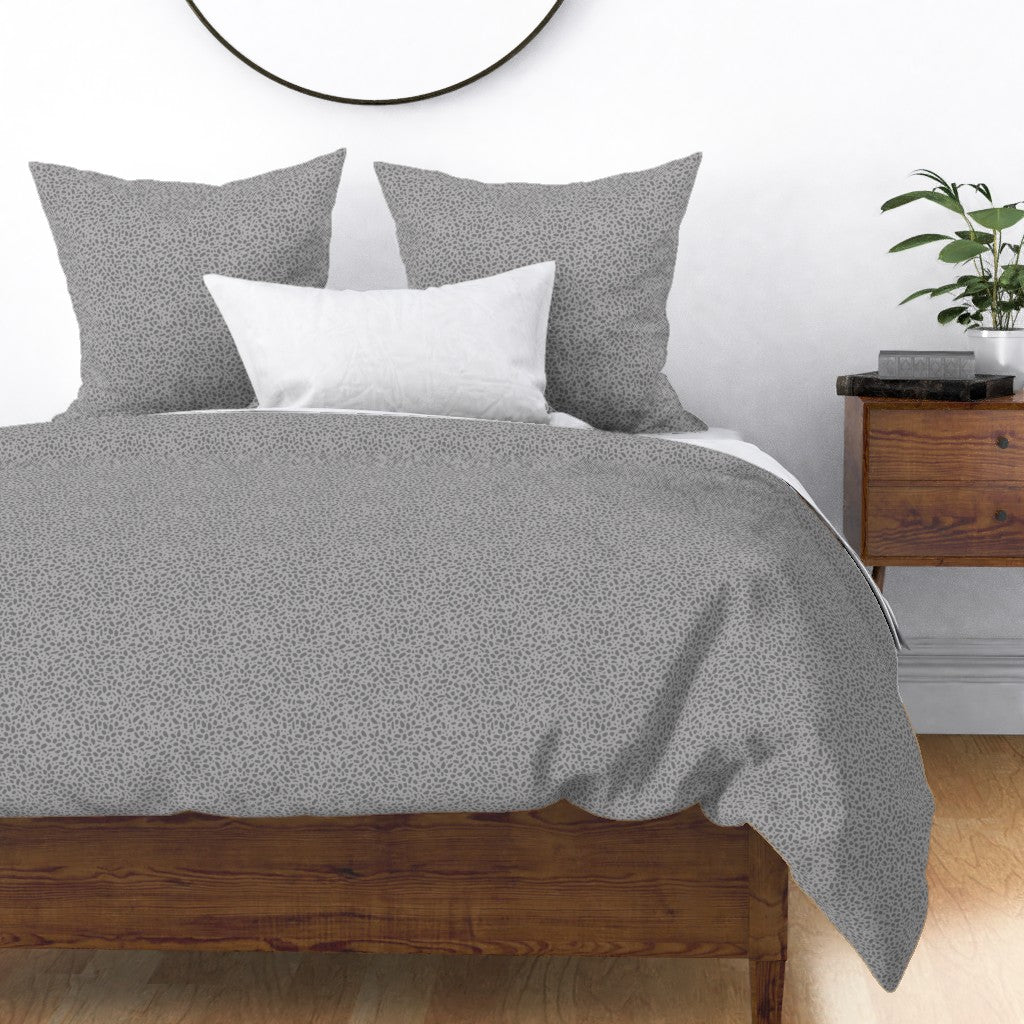 Duvet Cover with Sandy Pebbles pattern in Sandy Taupe