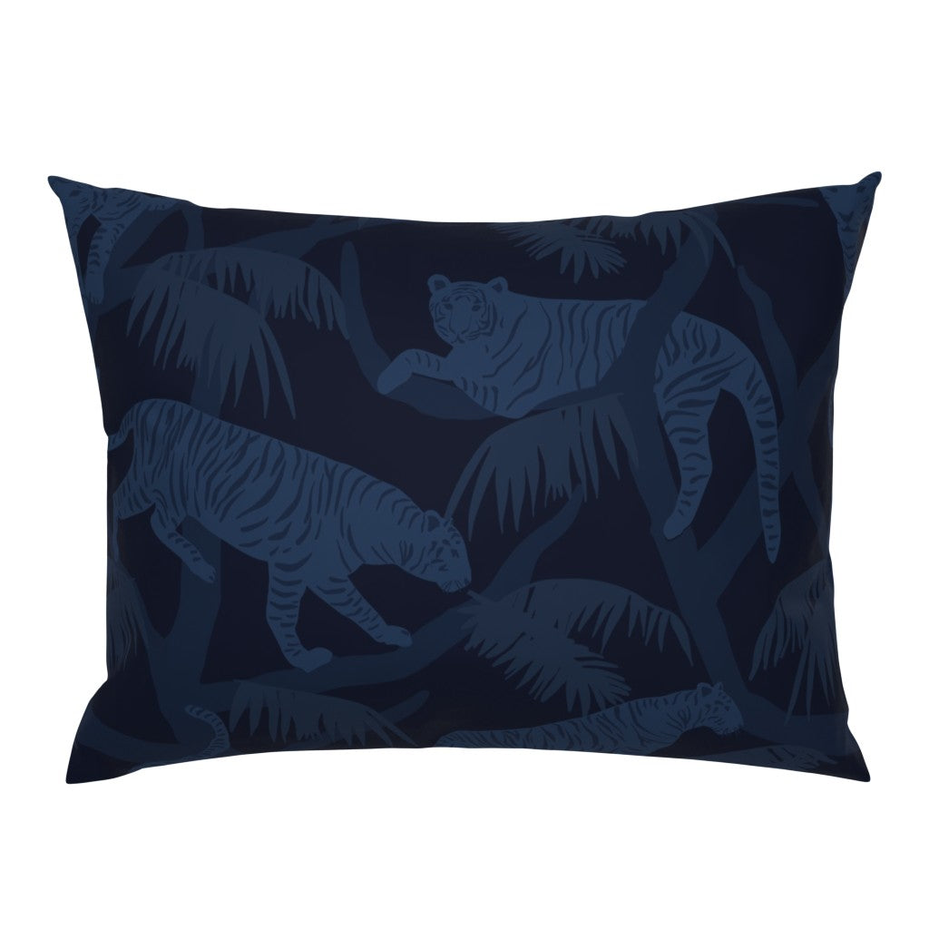 Pillow Sham - Midnight Tigers