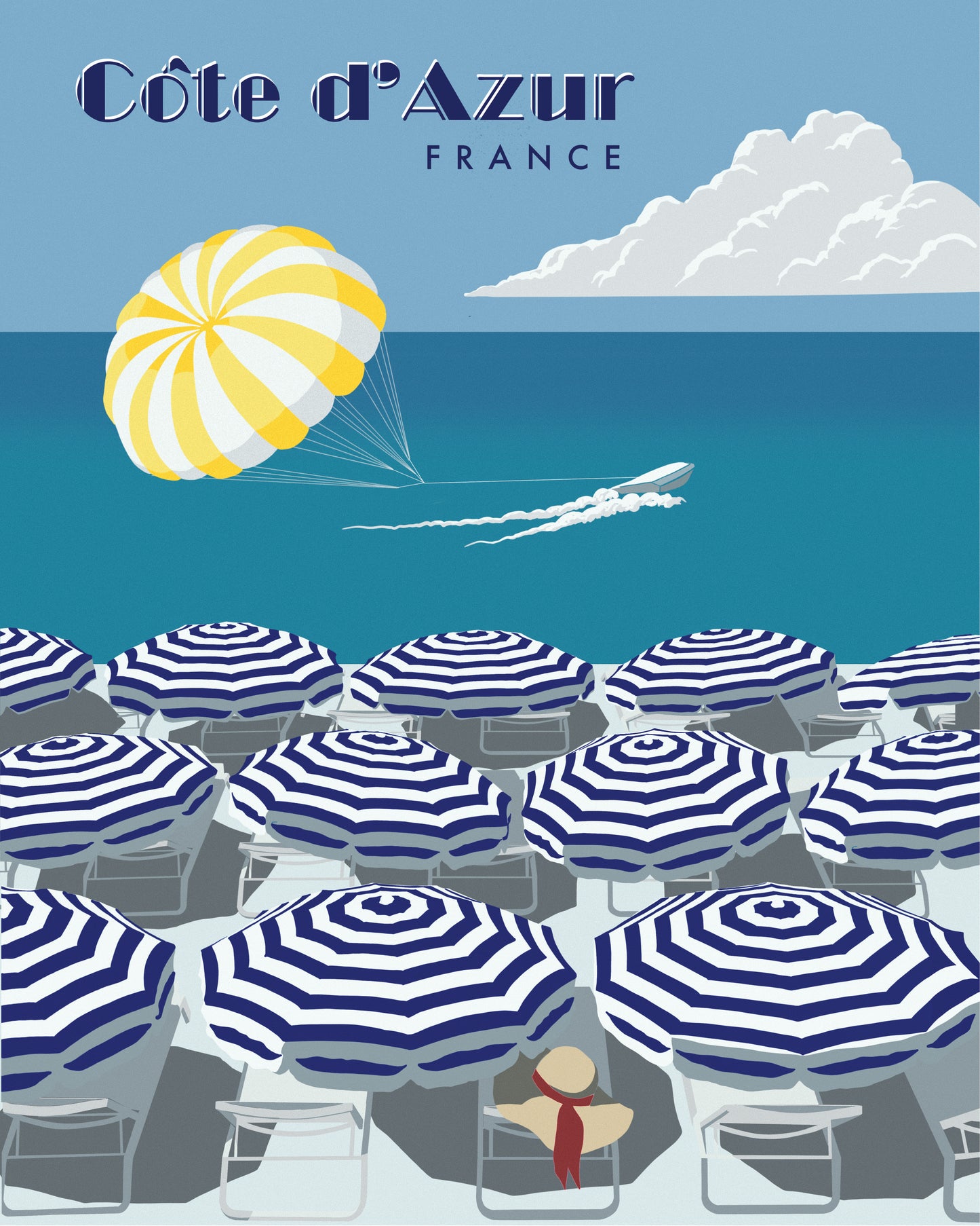 Côte d'Azur Art Print