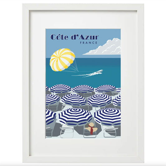 Côte d'Azur Art Print