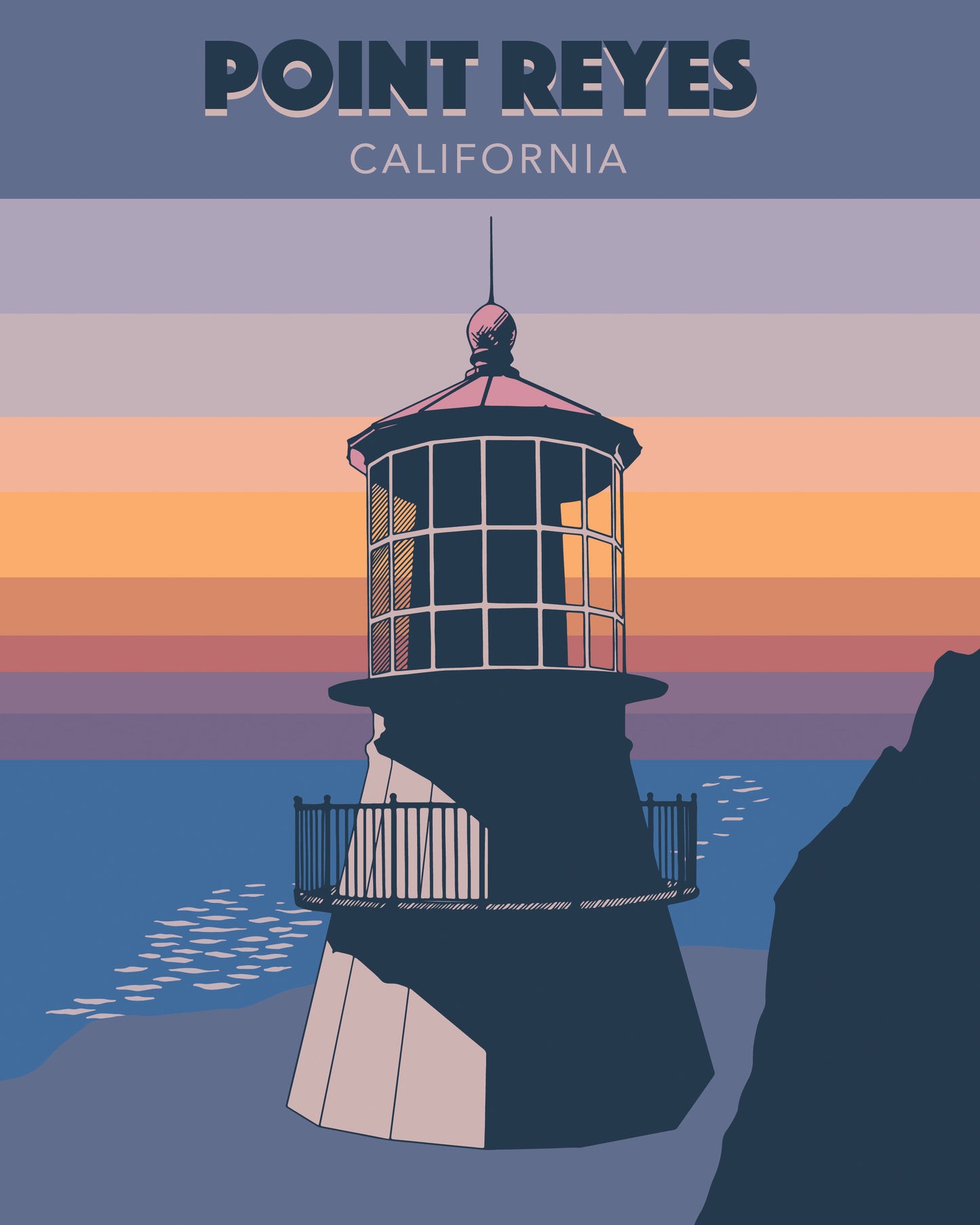 Point Reyes Lighthouse Art Print