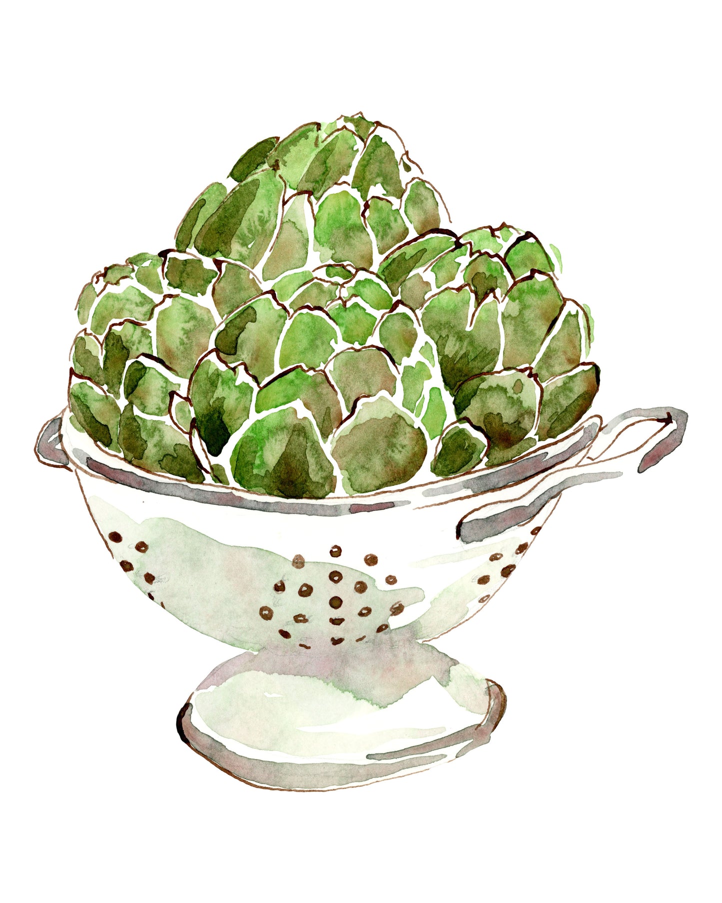 Watercolor Artichoke Giclée Print