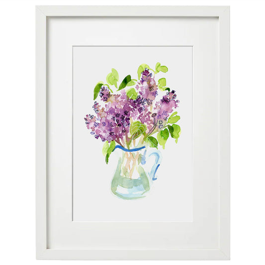 8x10 Framed Lilac Giclée Print