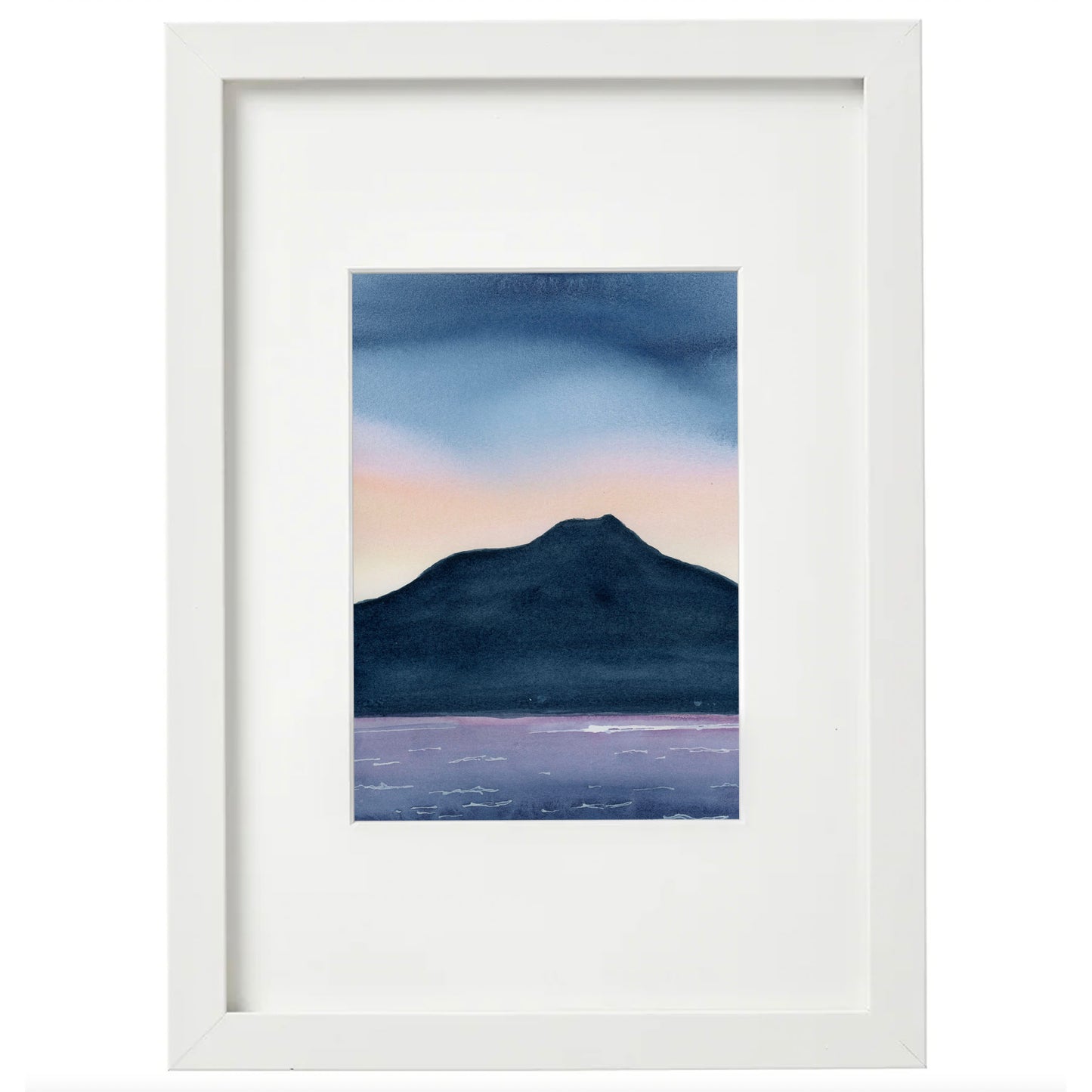 5x7 Framed Mt Tam Landscape Giclée Print