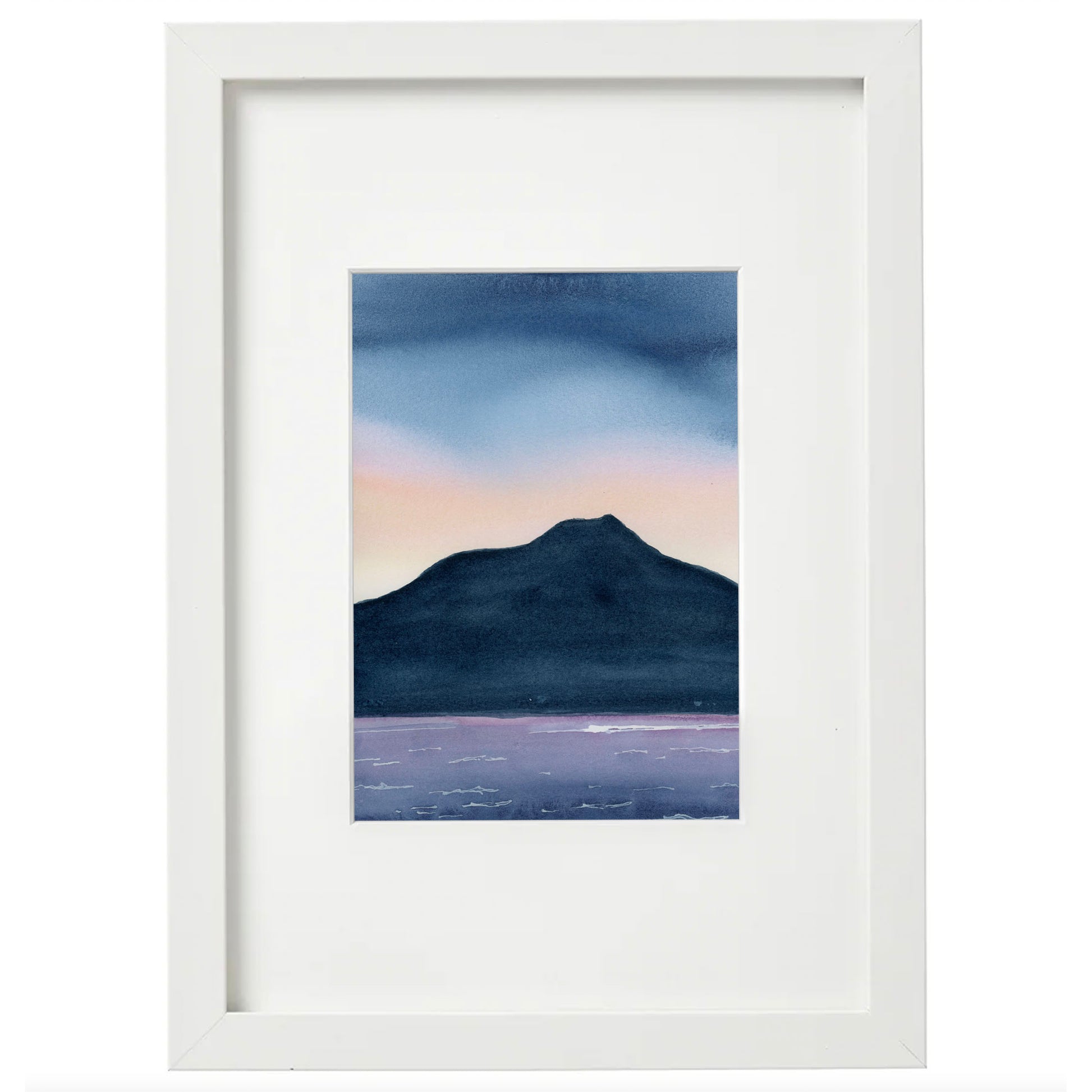 5x7 Framed Mt Tam Landscape Giclée Print