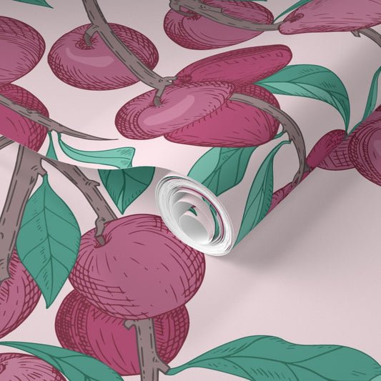 Wallpaper - Vintage Plum